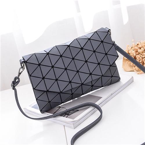 Abstract Geometric Matte Shoulder Bag | Kalsten