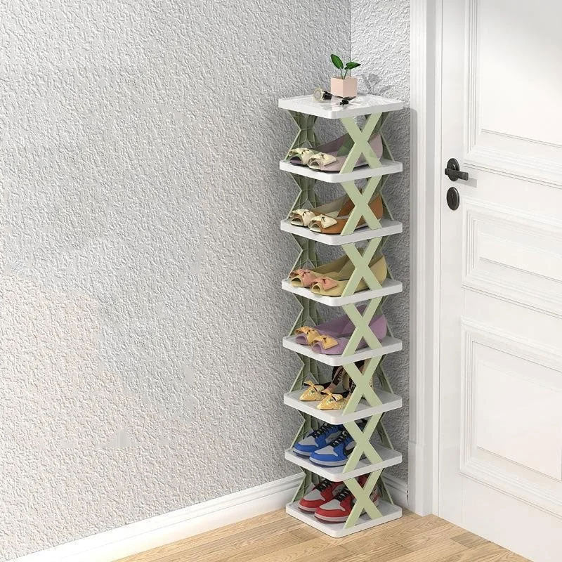 Modern multi-tiered shoe rack