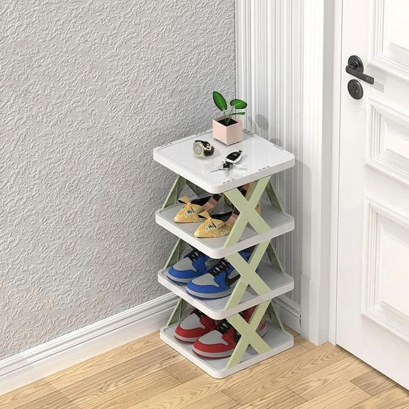 Modern multi-tiered shoe rack