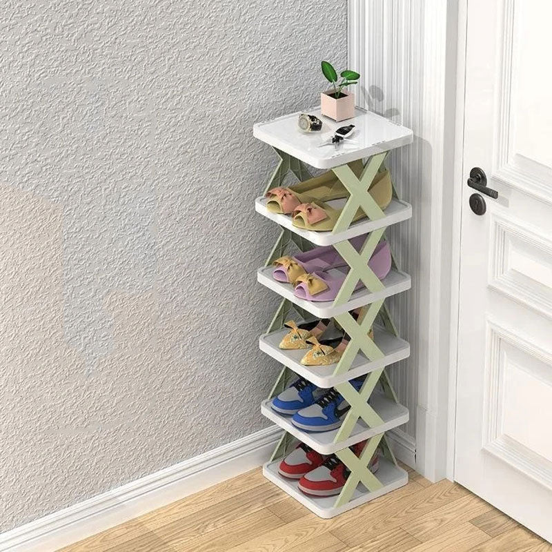 Modern multi-tiered shoe rack