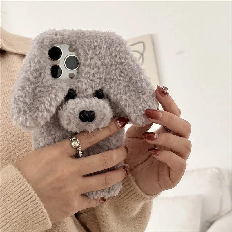 Skanto | Cute Dog Fluffy Snuggly iPhone Case