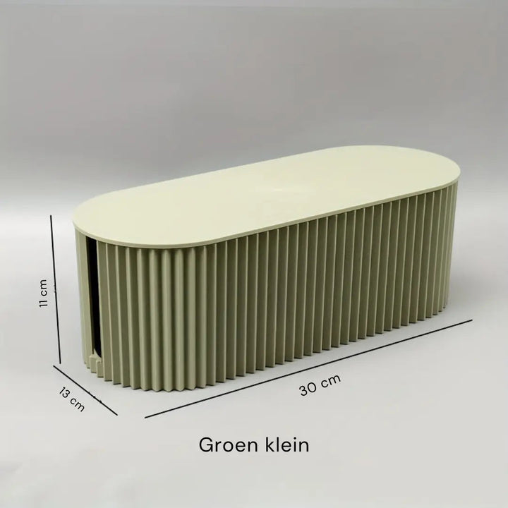 Kalsten | Ordoca Cable Box Desk Organizer | Cable Management & Storage | White | 30x11x13 cm