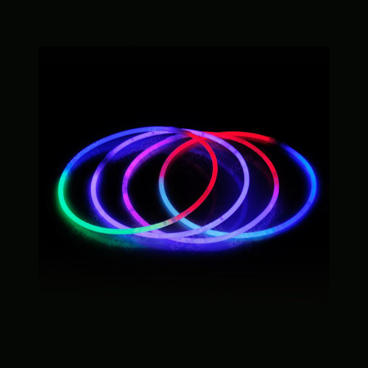 Glow Necklace Tri-color (50 pieces), 5 x 580 mm | Kalsten