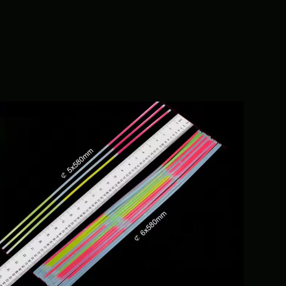 Glow Necklace Tri-color (50 pieces), 5 x 580 mm | Kalsten