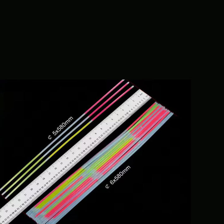 Glow Necklace Tri-color (50 pieces), 5 x 580 mm | Kalsten