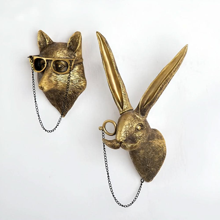 Kalsten | Handcrafted Resin Animal Wall Hook Sculptures