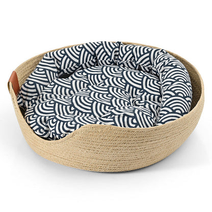 Handmade Comfortable Cat Bed - LuxeSnooze Bowlift