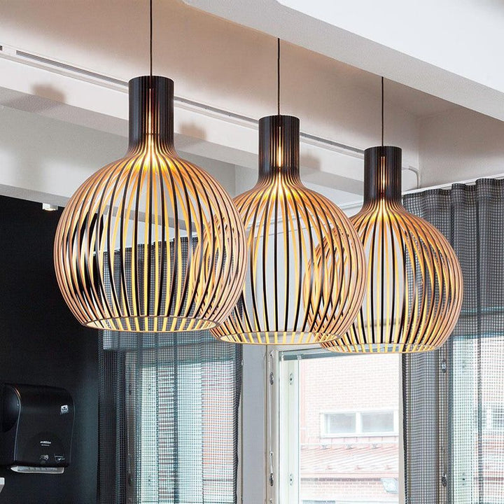 Kalsten | Handmade Wooden Pendant Lamp - RustikAura