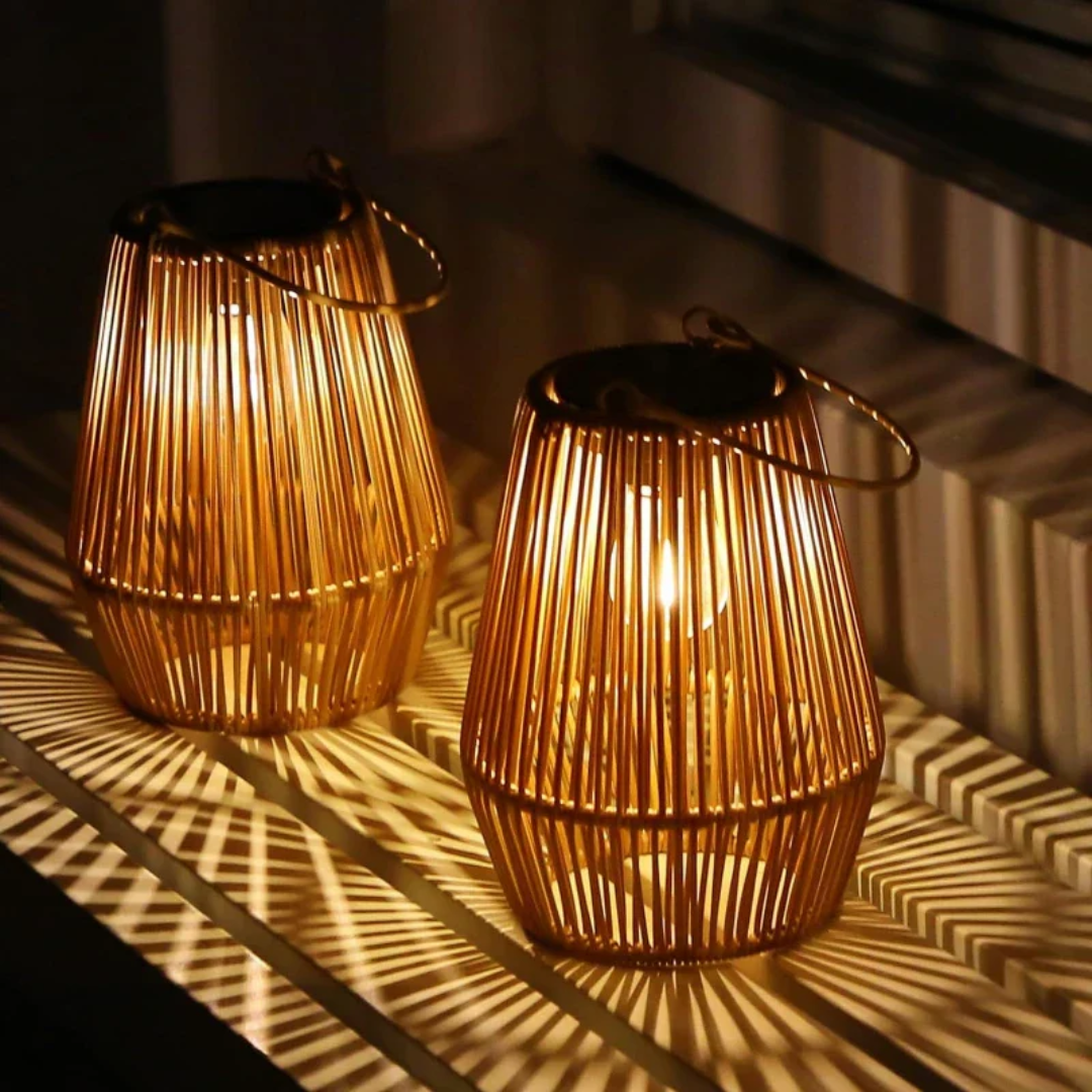 Handwoven Waterproof Sun Garden Lamp - SunWeave