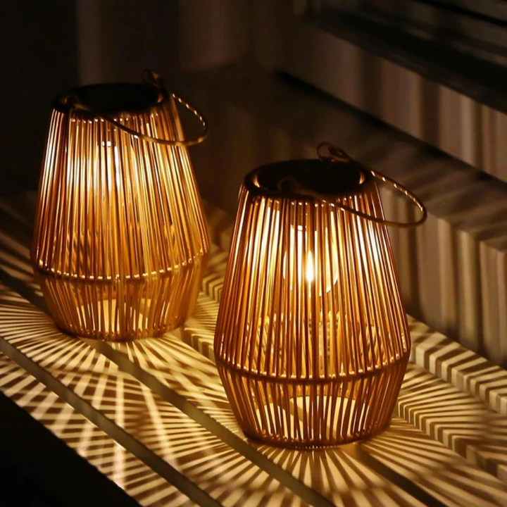Handwoven Waterproof Sun Garden Lamp - SunWeave