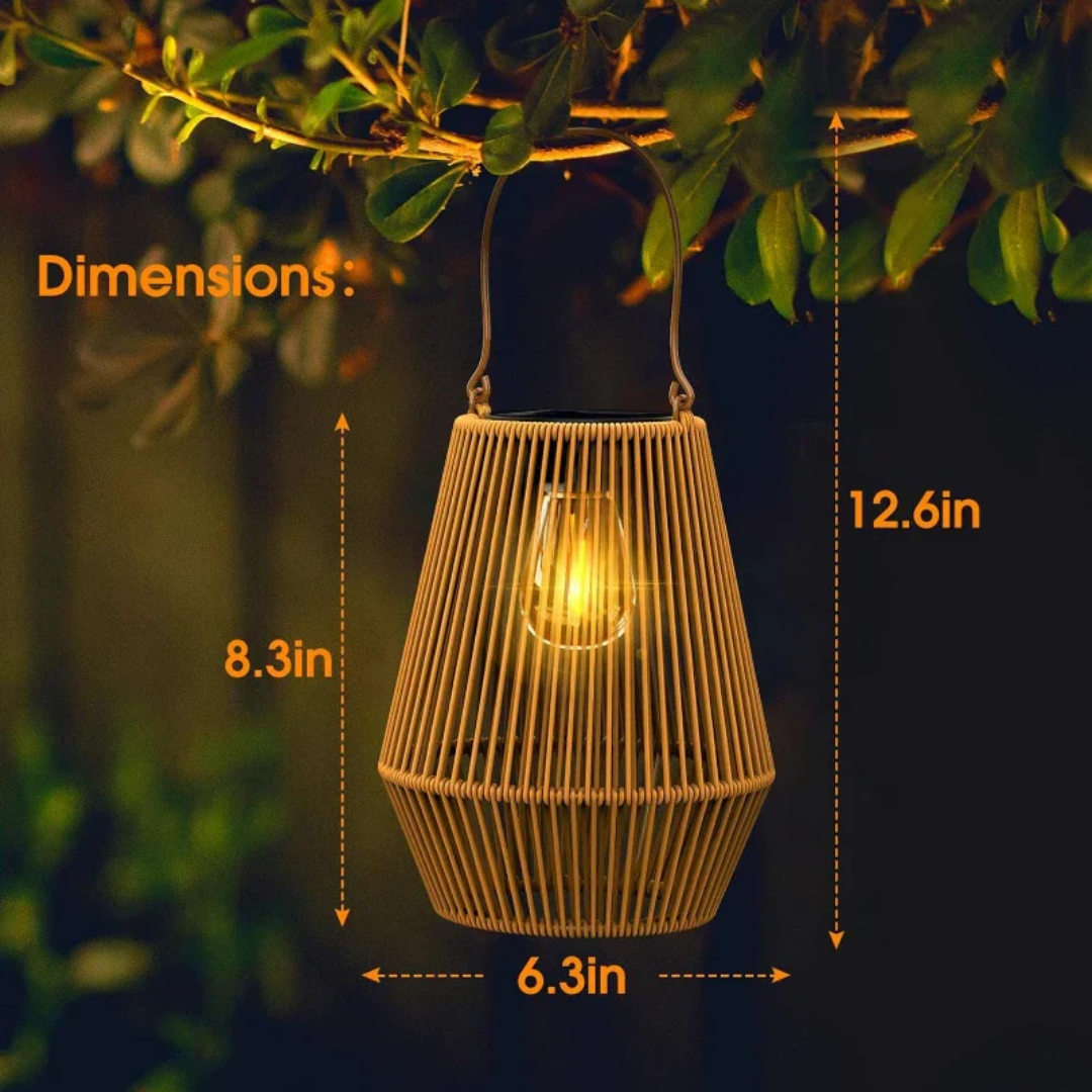 Handwoven Waterproof Sun Garden Lamp - SunWeave