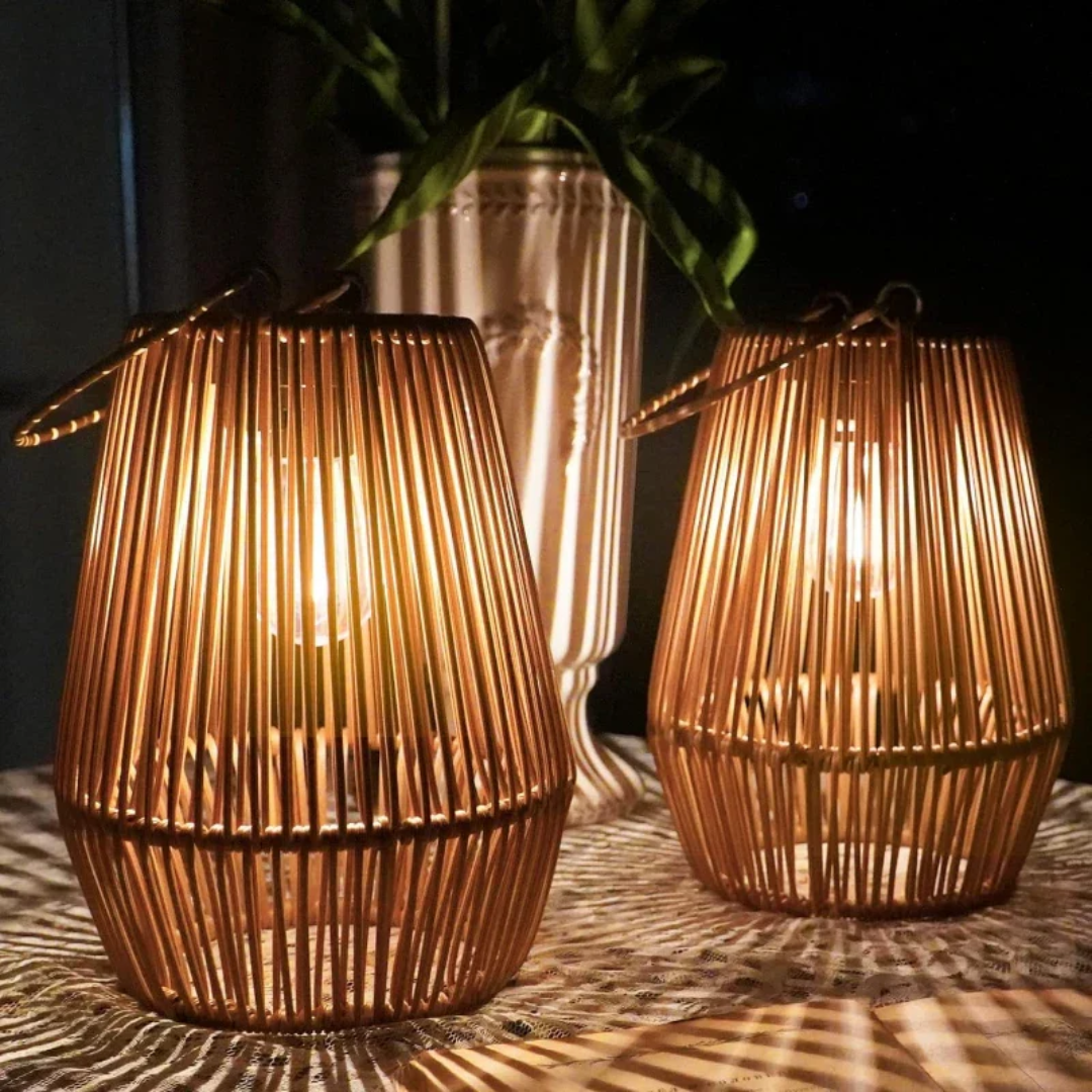 Handwoven Waterproof Sun Garden Lamp - SunWeave