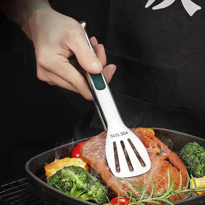 BowLift | HandyTongs – Non-slip stainless steel tongs for meat, salad & bread