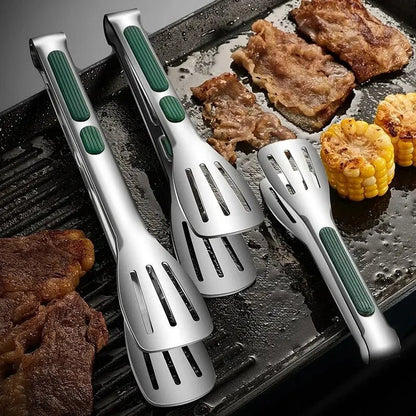 BowLift | HandyTongs – Non-slip stainless steel tongs for meat, salad & bread