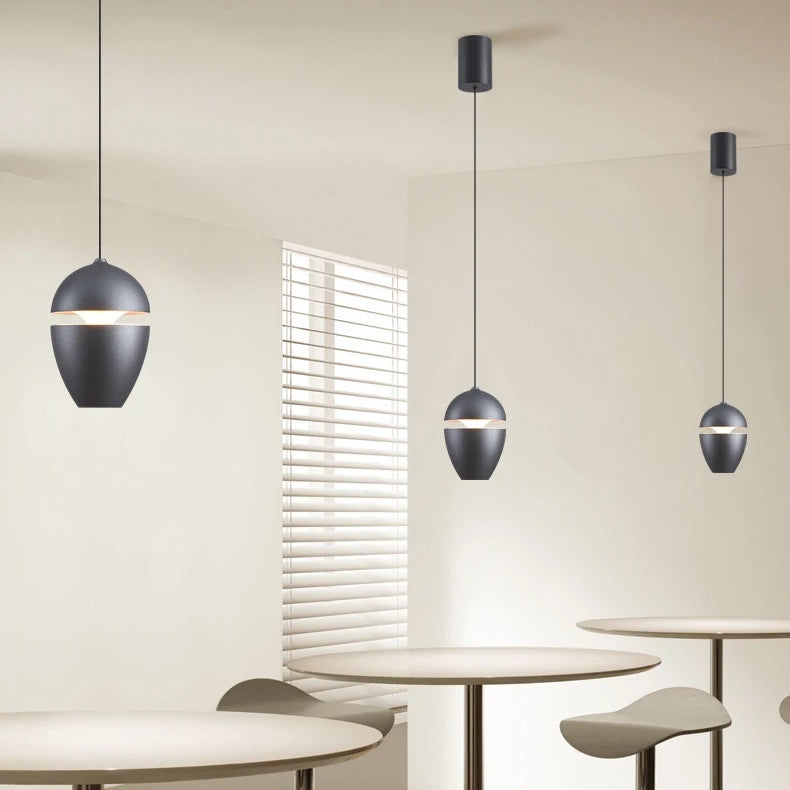 Simple Small 1-Light Bedside Pendant Light for Bedroom | Kalsten