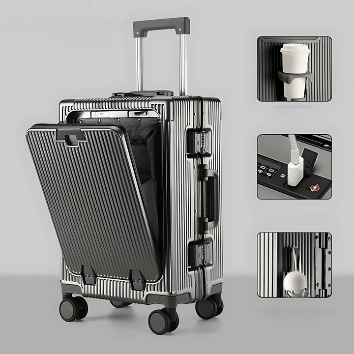 Hard-shell hand luggage suitcase – Manhattan Pro | Kalsten