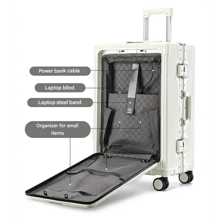Hard-shell hand luggage suitcase – Manhattan Pro | Kalsten
