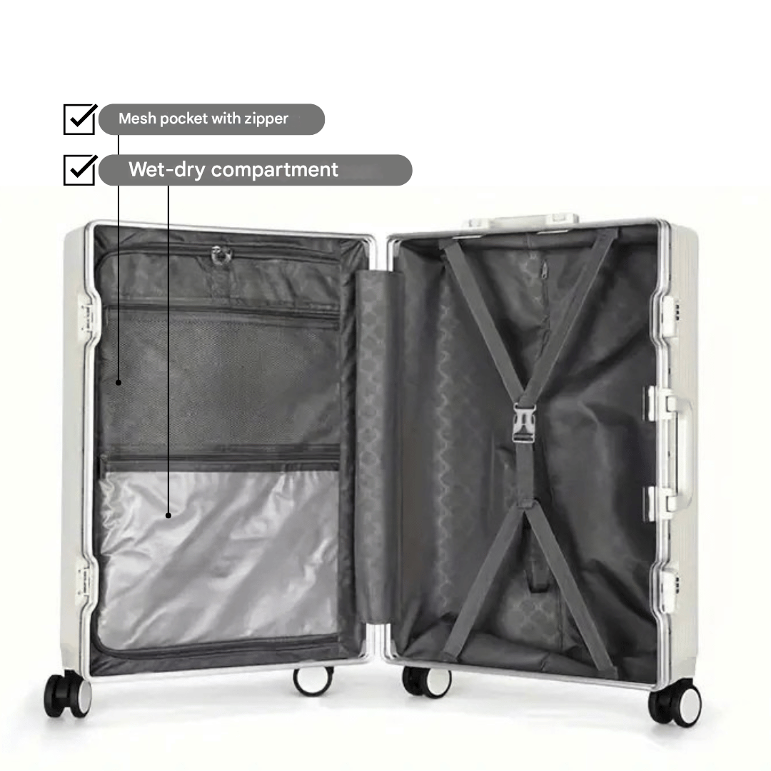 Hard-shell hand luggage suitcase – Manhattan Pro | Kalsten