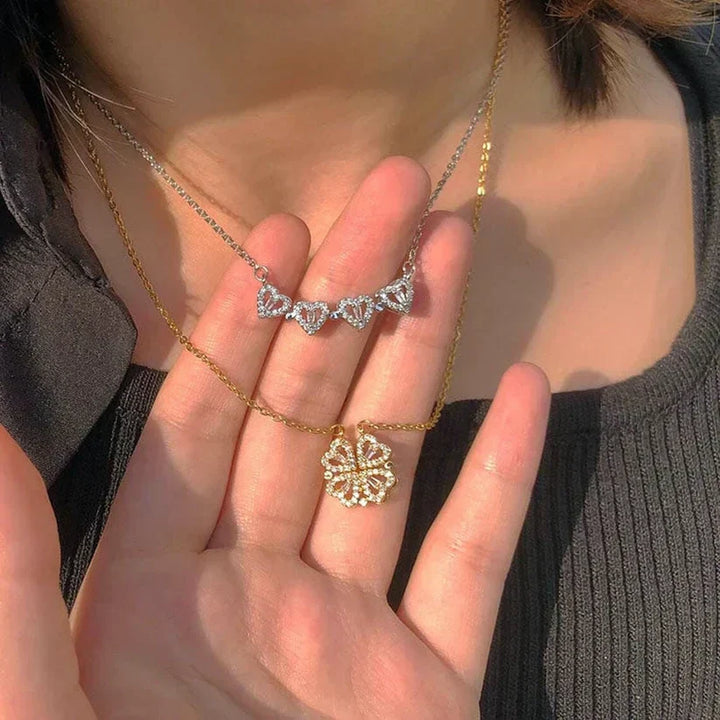 Heart Crystal Pendant Necklace
