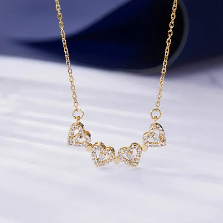 Heart Crystal Pendant Necklace