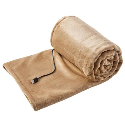 Skanto | Heatease USB Heated Blanket – Portable 3-Level Warming Throw for Home, Office, and Travel Comfort