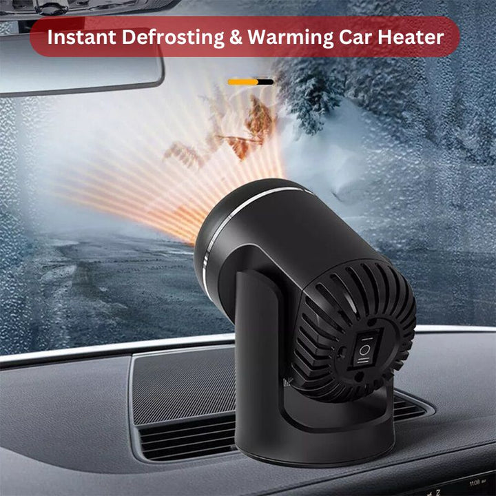 12V Car Heater with 360° Rotation & Overheat Protection