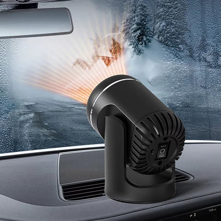 12V Car Heater with 360° Rotation & Overheat Protection