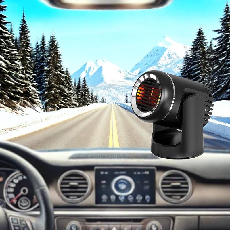 12V Car Heater with 360° Rotation & Overheat Protection