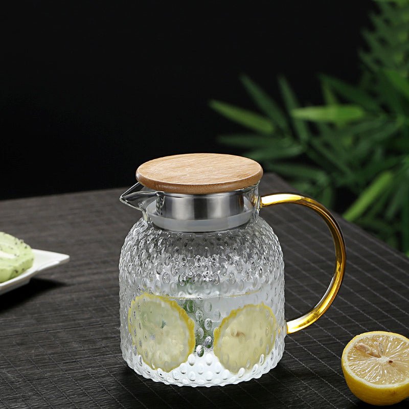 Kalsten | Heat-resistant ribbed glass jug