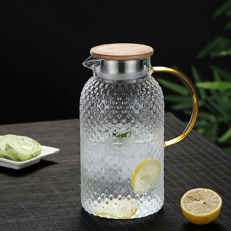 Kalsten | Heat-resistant ribbed glass jug