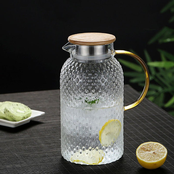 Kalsten | Heat-resistant ribbed glass jug