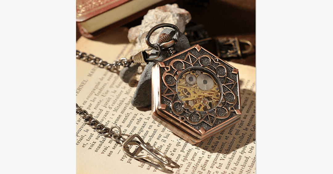 Kalsten | Hexlock Mechanical Pocket Watch - Track Time Stylishly
