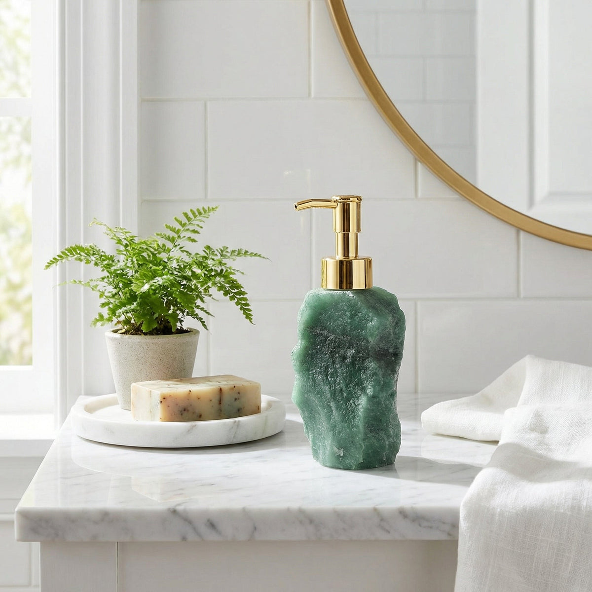 Crystal Soap Dispenser Karnz