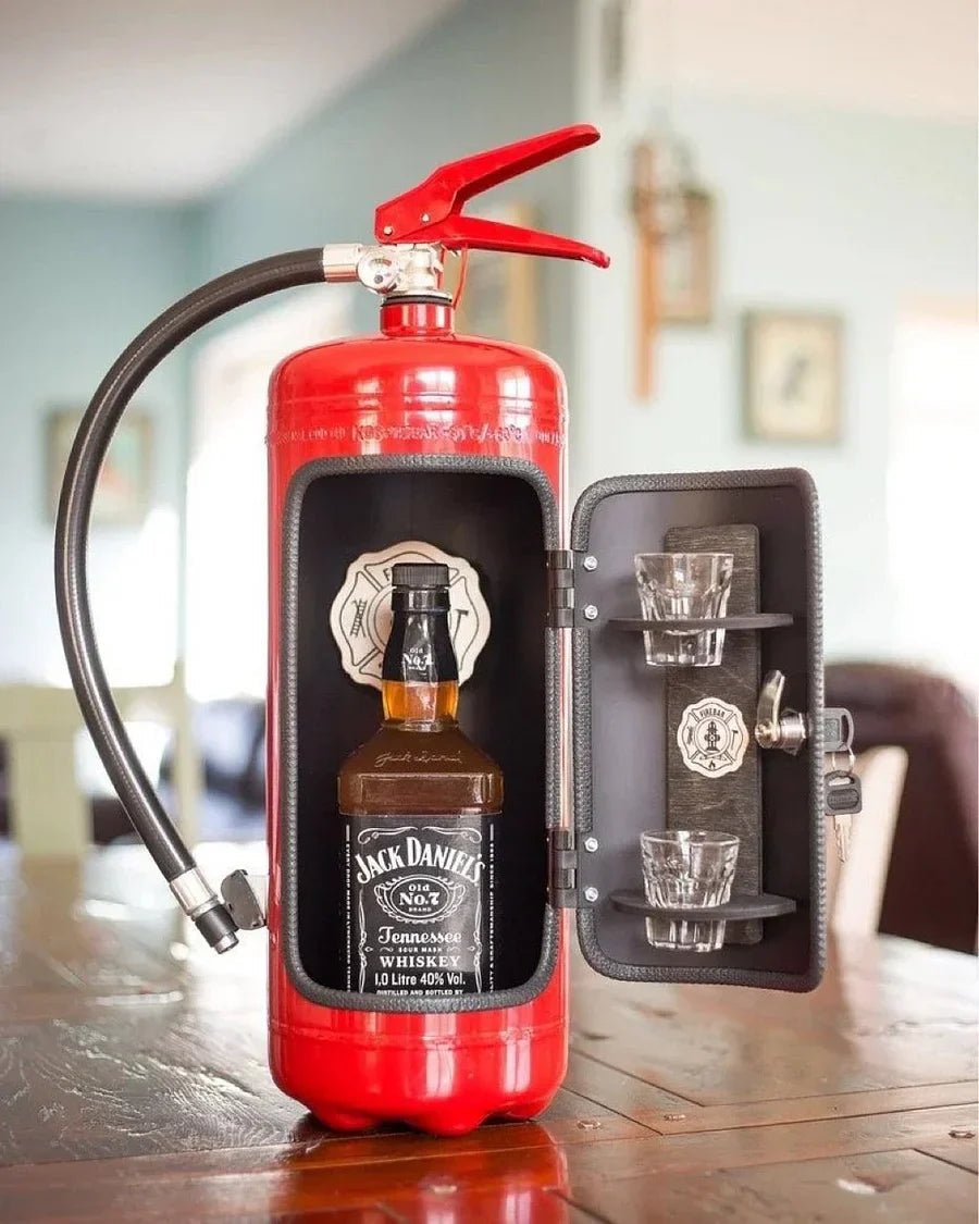 Kalsten | SPARKSTASH – Hidden Drink Storage in Fire Extinguisher Design
