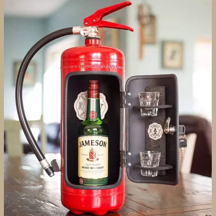 Kalsten | SPARKSTASH – Hidden Drink Storage in Fire Extinguisher Design