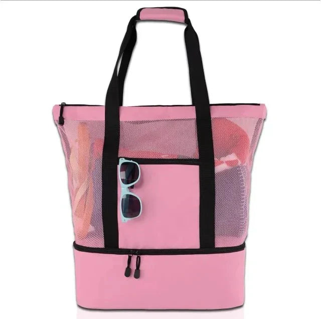 Kalsten | High-Capacity Picnic and Beach Bag – Waterproof, Double-Layer Mesh Design for Outdoor Adventures