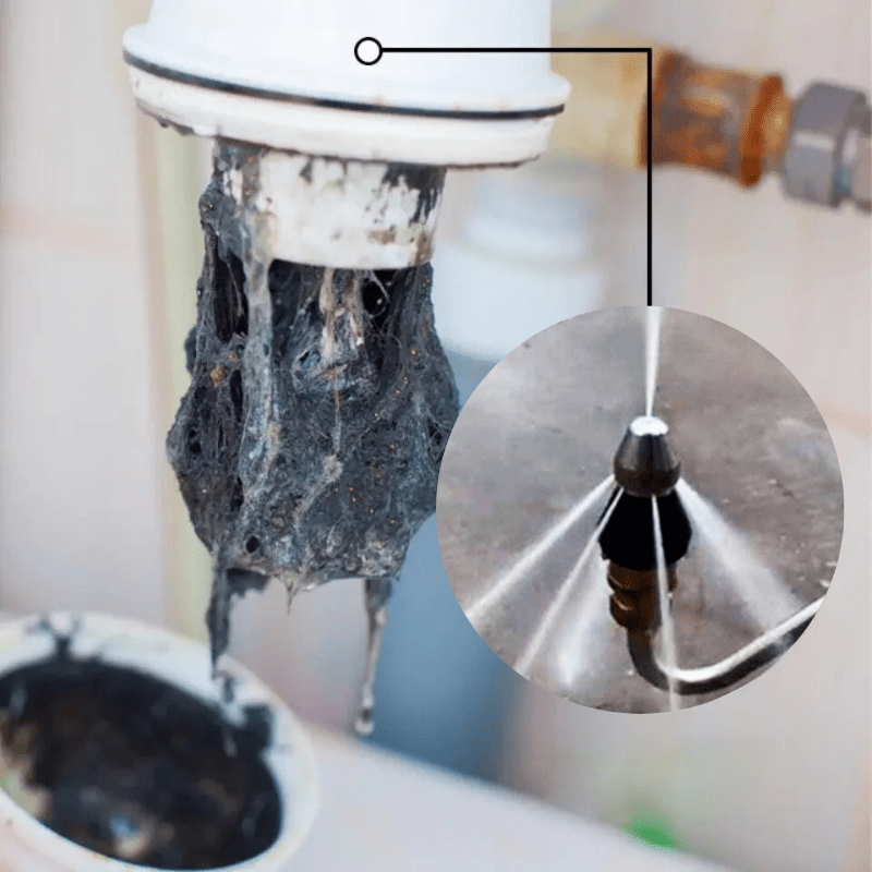 Kalsten | PipeClear Turbo – Powerful Jet Nozzle for Fast Blockage Removal