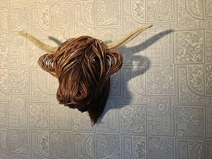 Kalsten | HighlandCharm – Rustic Cow Head Wall Decoration for a Unique Home