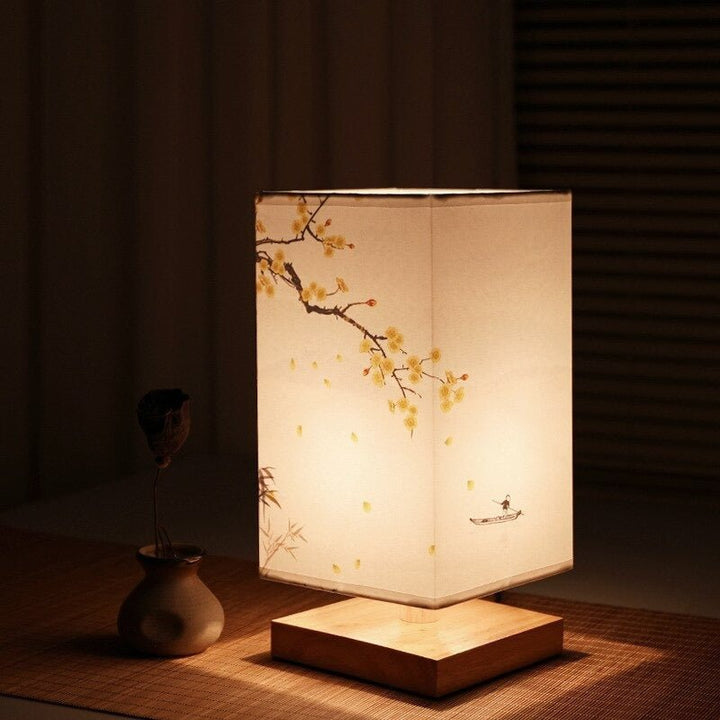 HikariGlow Japanese-Scandinavian Table Lamp | Kalsten