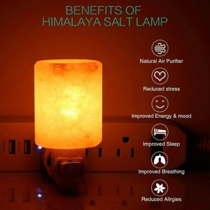 GlowSalt Lamp - Enchanting Himalayan GlowSalt Lamp for Healthy Atmosphere Kalsten