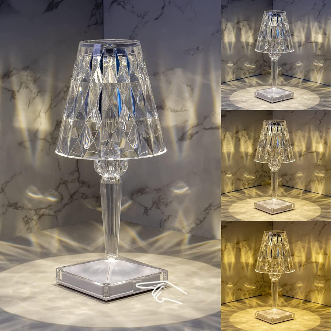 CrystaLamp - LED Table Lamp made of Diamond Crystal | Kalsten