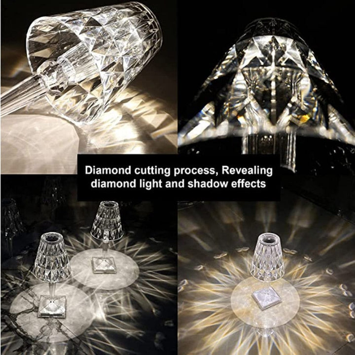 CrystaLamp - LED Table Lamp made of Diamond Crystal | Kalsten