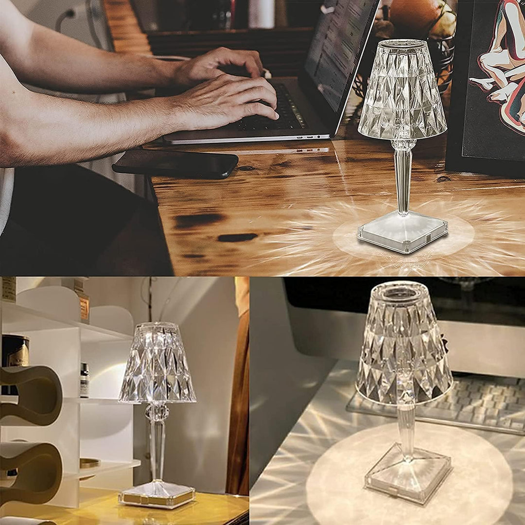 CrystaLamp - LED Table Lamp made of Diamond Crystal | Kalsten