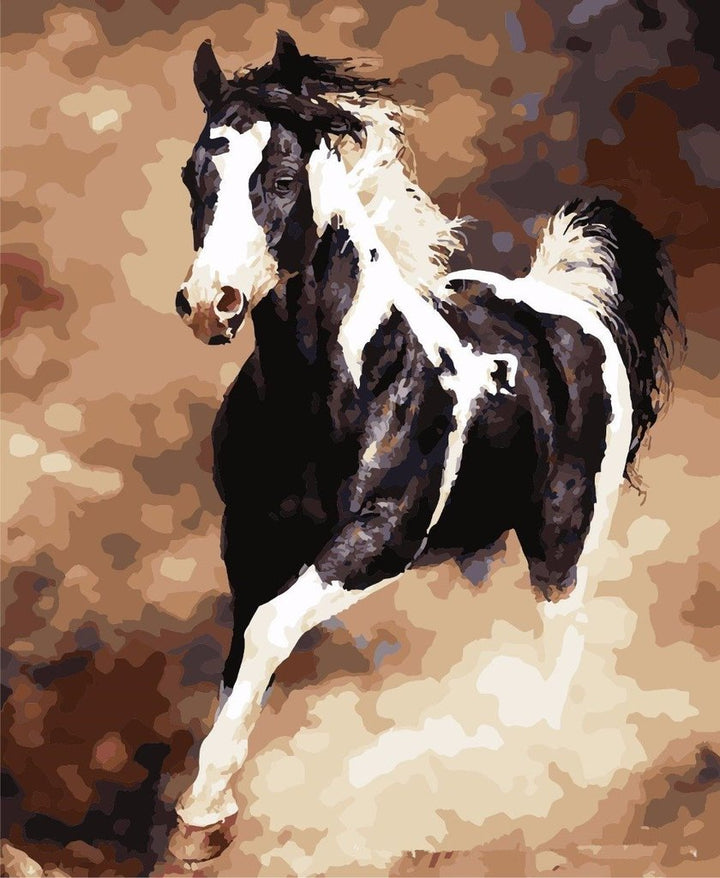 Galloping Horse - Van-Go Paint-By-Number Kit | Kalsten