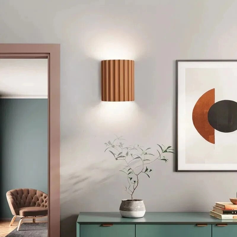 Modern Resin Indoor LED Wall Lamp Kalsten
