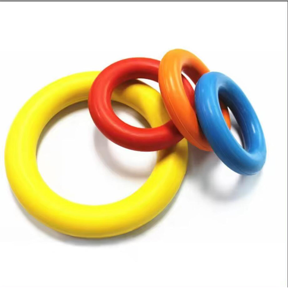 Dog Anti-Bite Training Ring ø9 cm made of Rubber - assorted colors | Kalsten