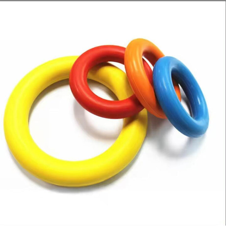 Dog Anti-Bite Training Ring ø9 cm made of Rubber - assorted colors | Kalsten