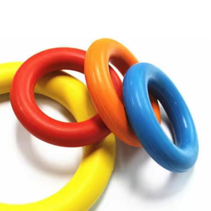 Dog Anti-Bite Training Ring ø9 cm made of Rubber - assorted colors | Kalsten