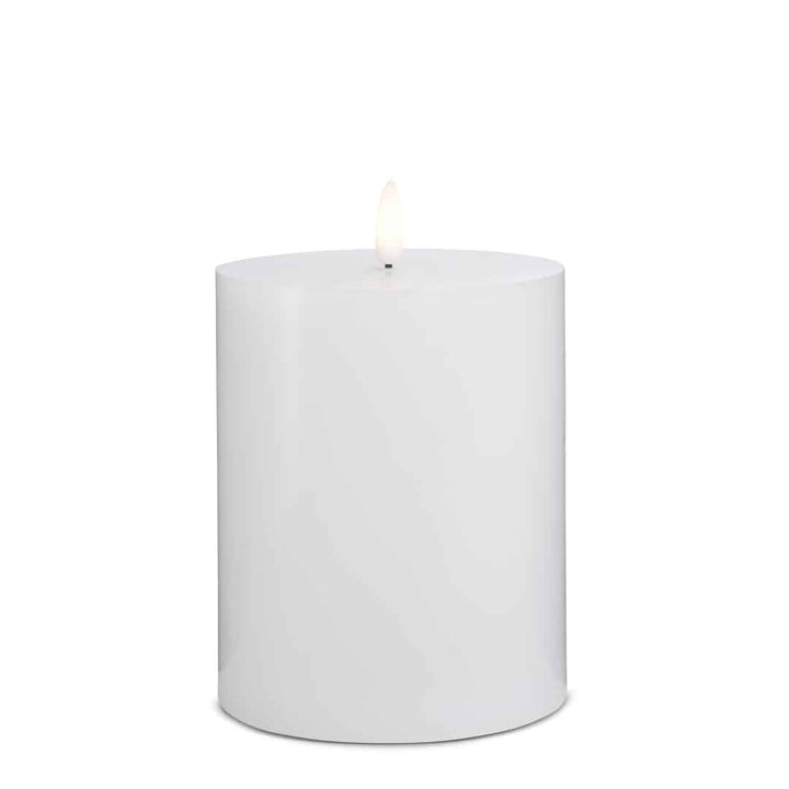 LED candle (1 piece) with realistic 3D flame 10 x 15 cm | Kalsten