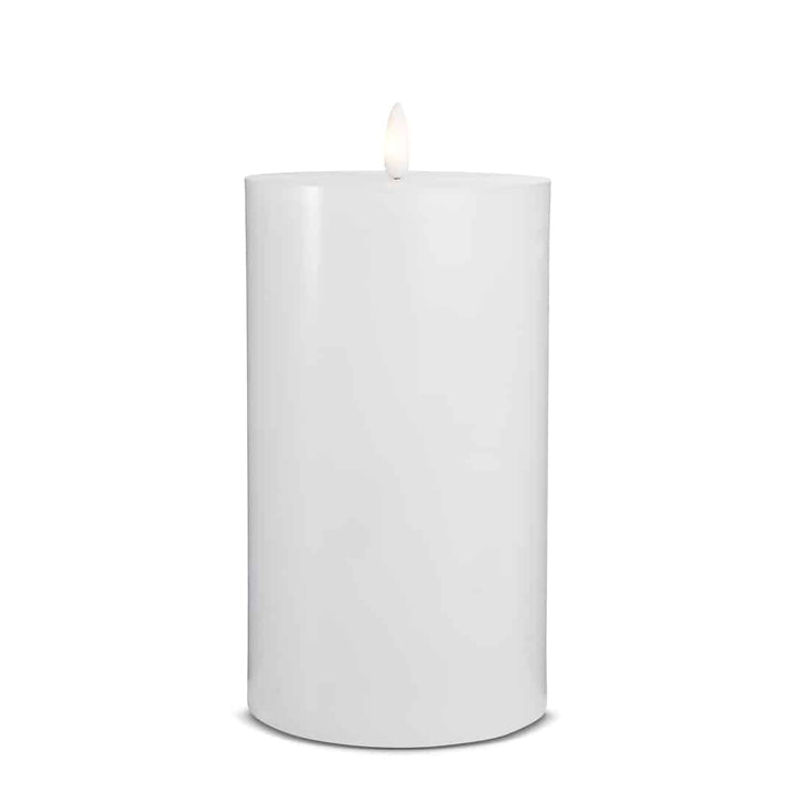LED Candle (1 piece) with realistic 3D flame 10 x 20 cm | Kalsten